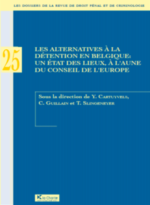 Les alternatives à la détention en Belgique : un état des lieux, à l'aune du Conseil de l'Europe
