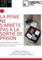 Actes de la journée d'étude "La peine ne s'arrête pas à la sortie de prison" (en ligne)