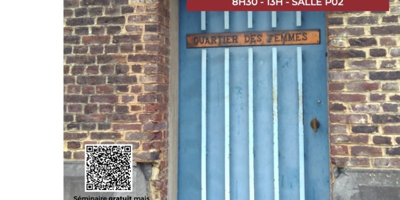 SÉMINAIRE : « Les Femmes Incarcérées Dans Les Prisons Belges : état Des Lieux De La Recherche Et Du Plaidoyer » — 3 Mars 2023