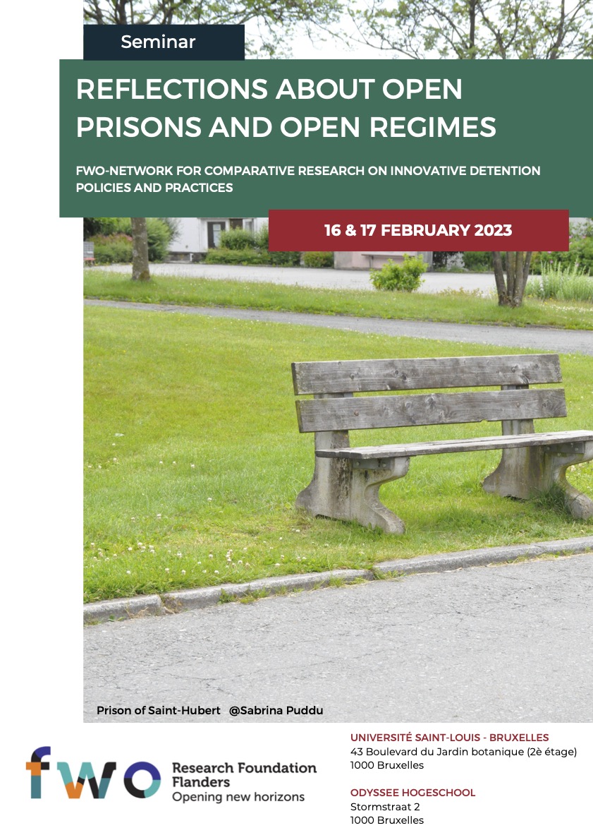 SEMINAR : Reflections about open prisons and open regimes — February, 16th & 17th