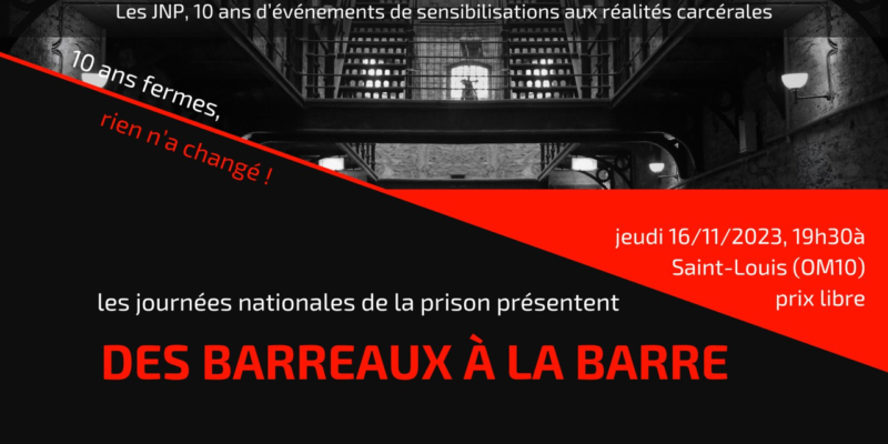 Procès Fictif Des JNP • Des Barreaux à La Barre. Jeudi 16 Novembre 2023 — UCLouvain Saint-Louis Bruxelles