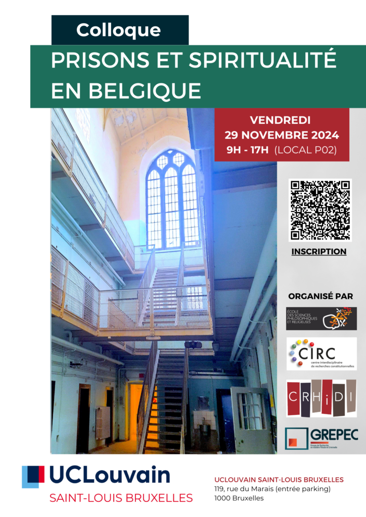 Colloque « Prison et spiritualité  en Belgique »