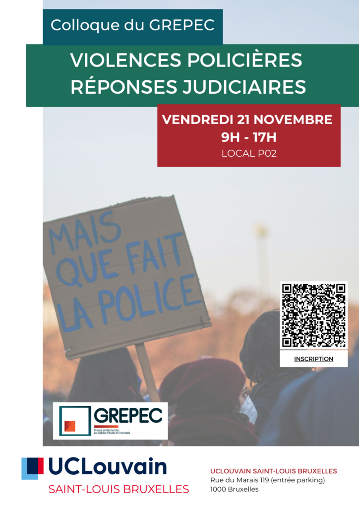 Violences policières – Réponses judiciaires